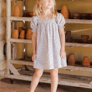 Rylee and Cru Eyelet Puff Sleeve Dress